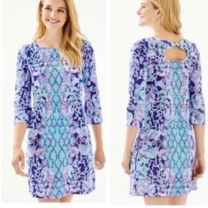 Lilly Pulitzer Bay Dress Lapis Lazuli size small